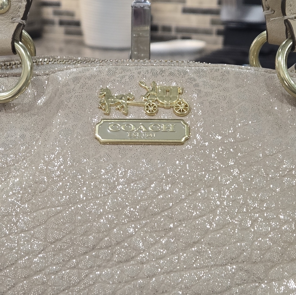 Coach 1941 Beige Madison Sophia Satchel Y2K - Picture 4 of 16